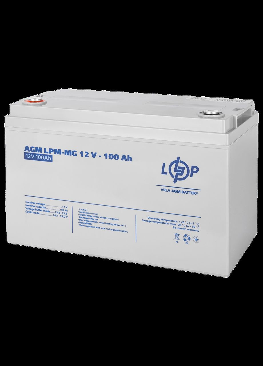 Акумулятор мультигелевий LPMMG 12 V — 100 Ah LogicPower (279555064)