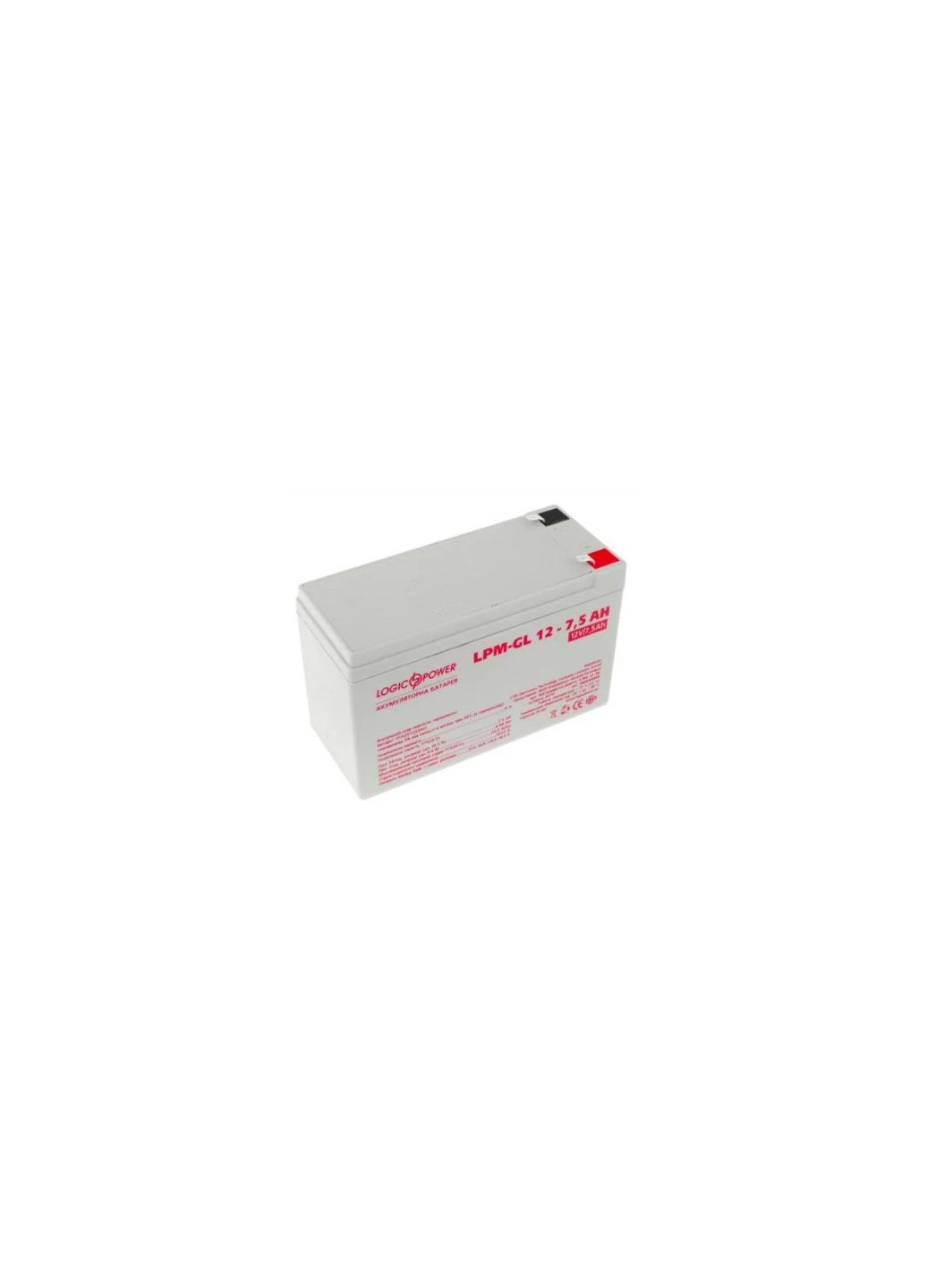 Батарея для ИБП LPM-GL 12В 7.5Ач (6562) LogicPower LPM-GL 12В 7.5Ач (389545487)