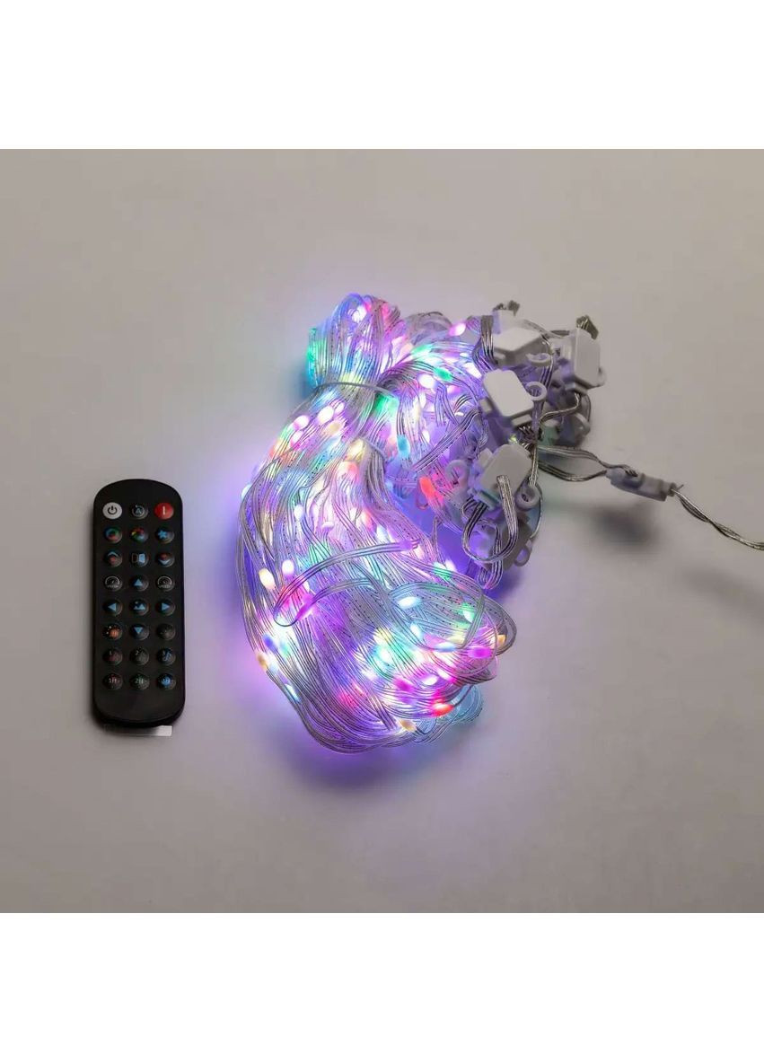 Умная гирлянда Smart штора 400 LED 3*3 м с управлением со смартфона, мультиколор GarlandoPro W006SH No Brand (366830673)
