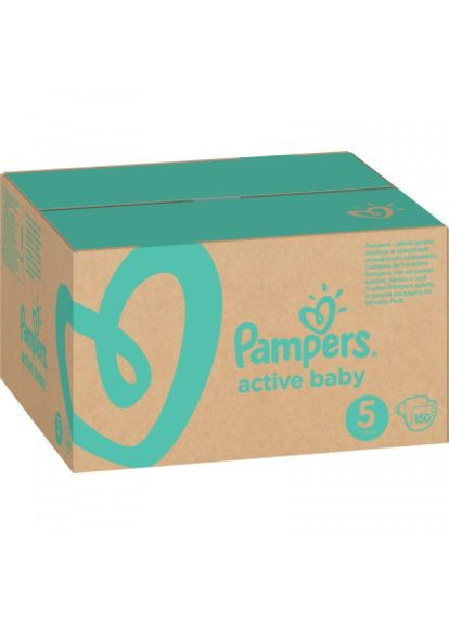 Підгузки Pampers active baby junior розмір 5 (11-16 кг) 150 шт. (275091884)