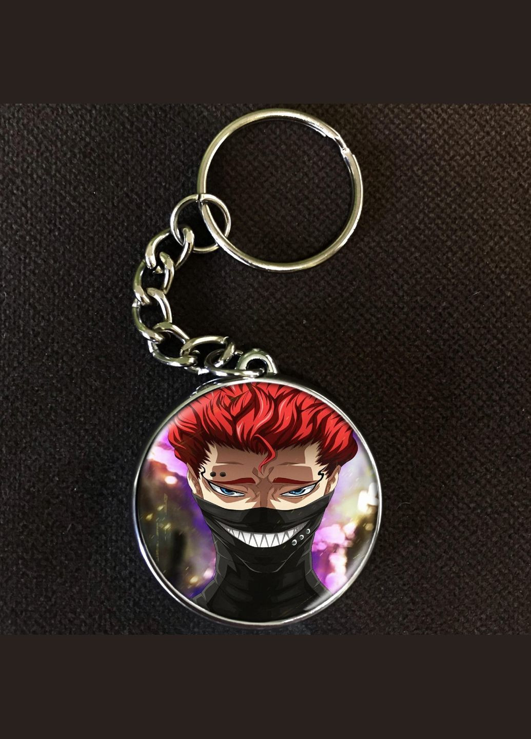 Брелок Аніме Чорна конюшина #008 silver No Brand (327220900)