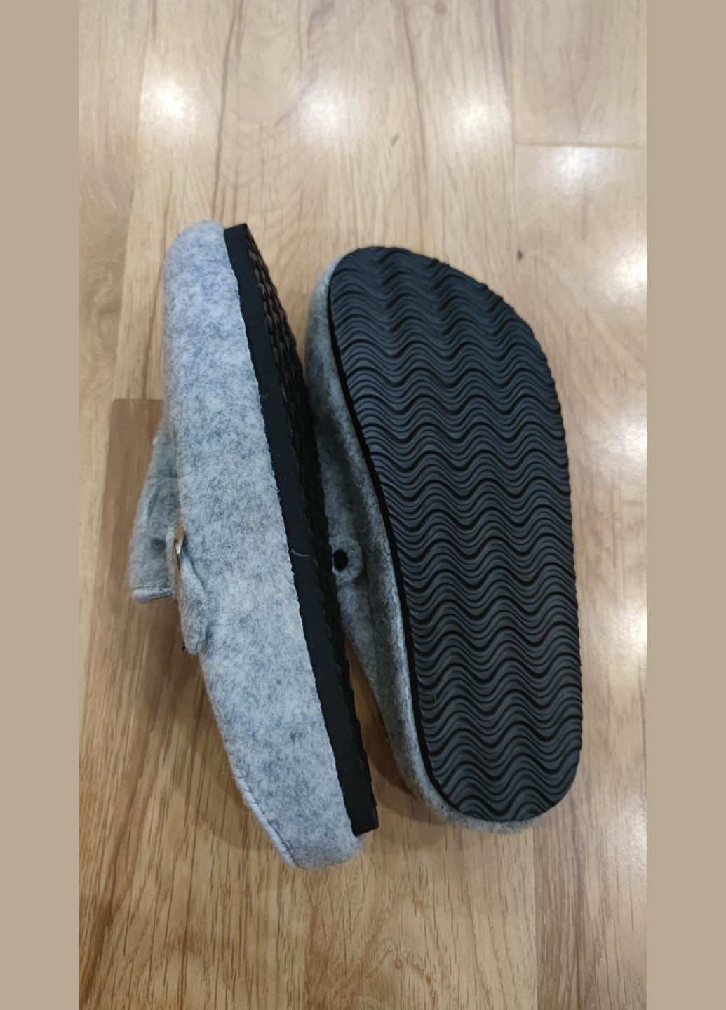 Серые женские теплые сабо, размер 36, серый OVS