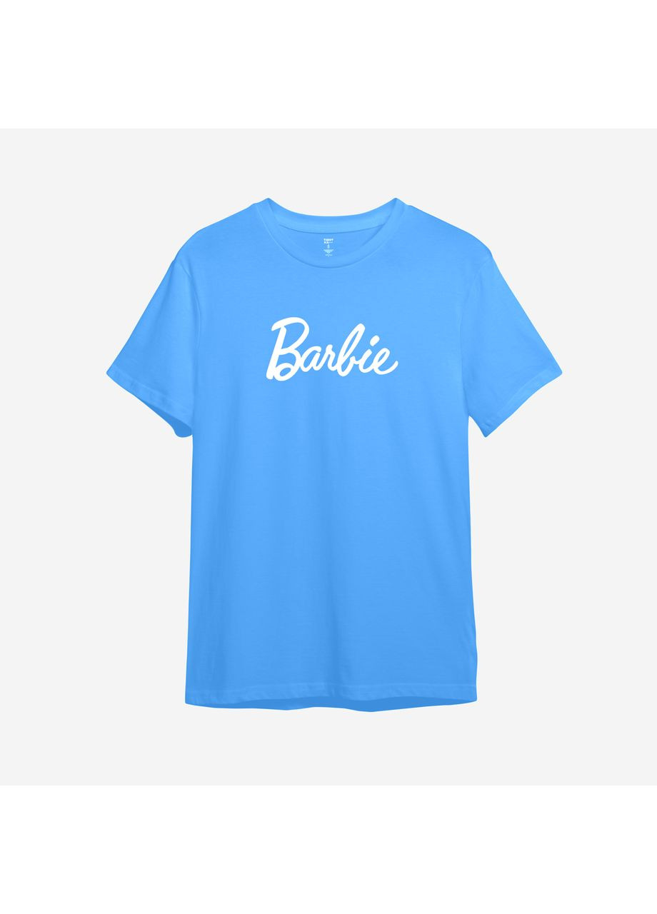 Голубая демисезонная детская футболка с принтом "барби" (0010285604424) ТiШОТКА