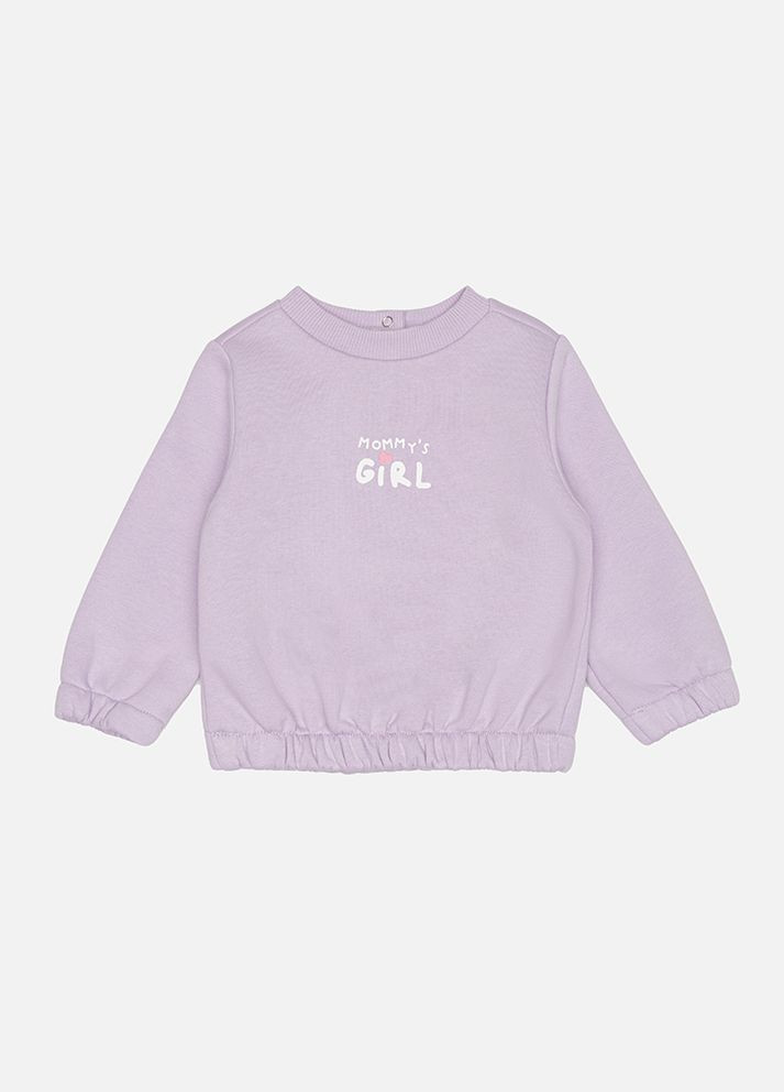 Бузковий зимній костюм зі штанами для дівчинки колір бузковий цб-00229462 Tuffy