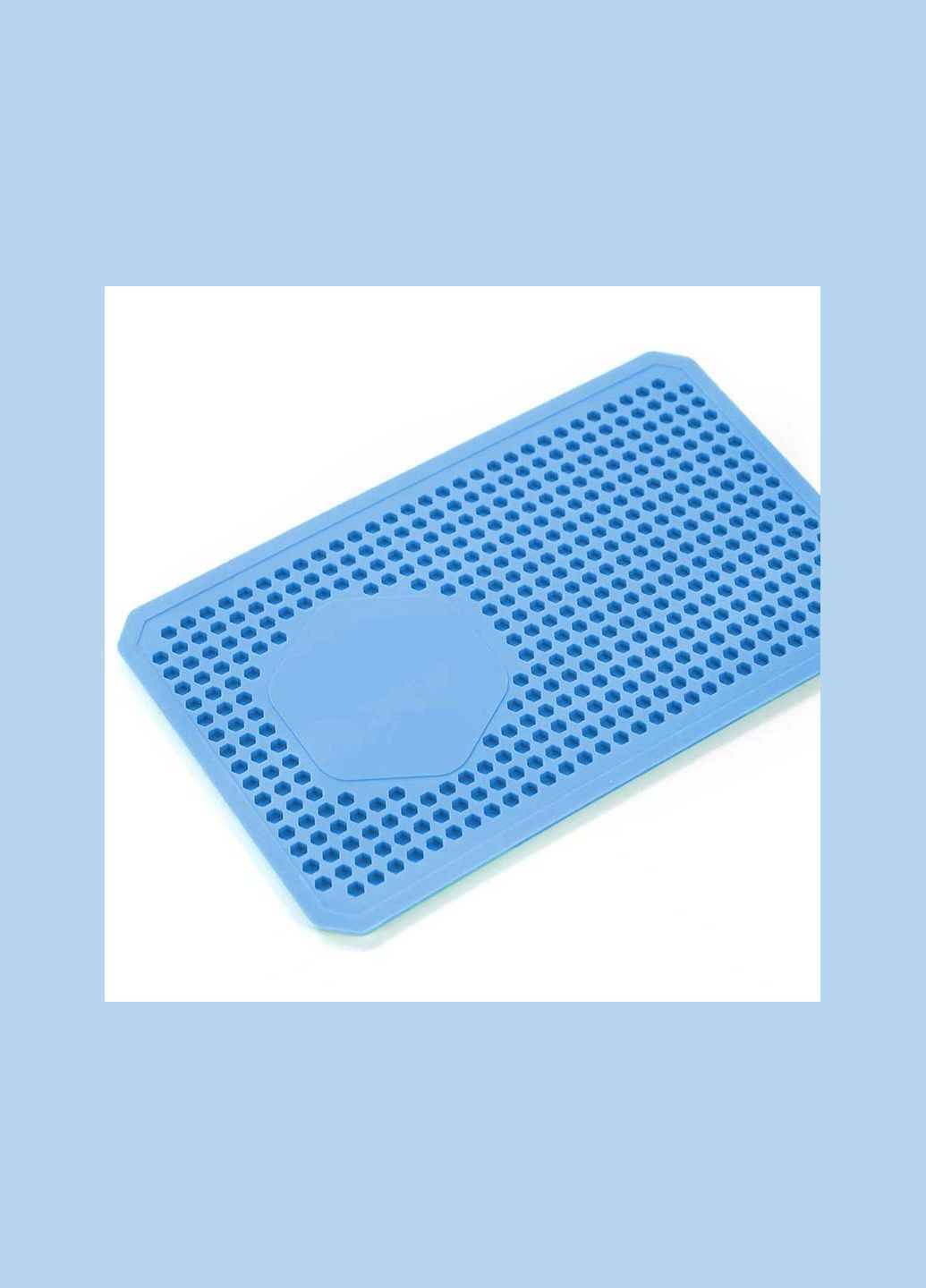 Килимок силіконовий TE-715 для поклейки скла, плівки, з вирізом для камери Blue TELIJIA (325432667)