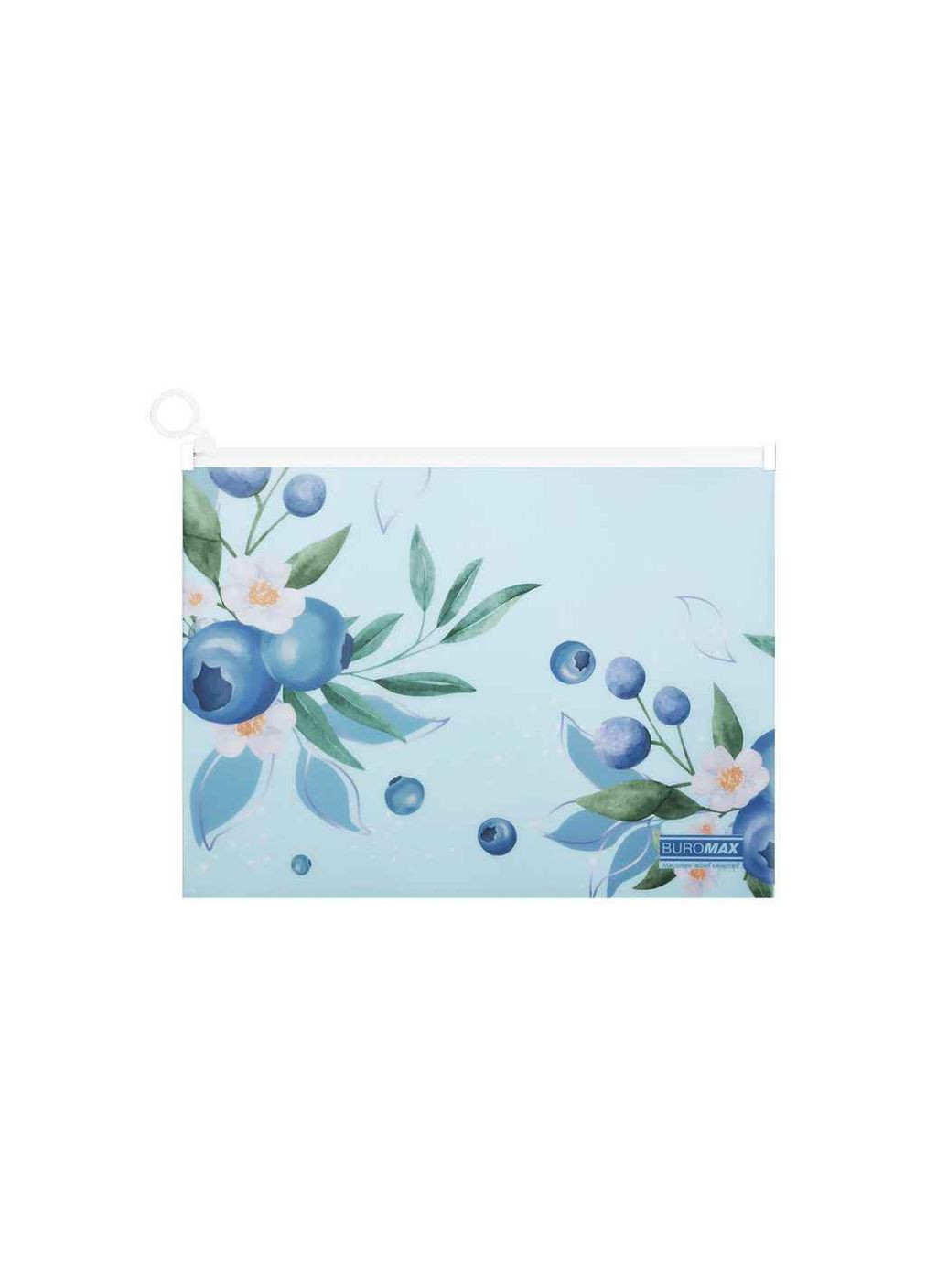 Папка-конверт на zip-блискавці ARABESKI А4 пластик морська хвиля Buromax (369620232)