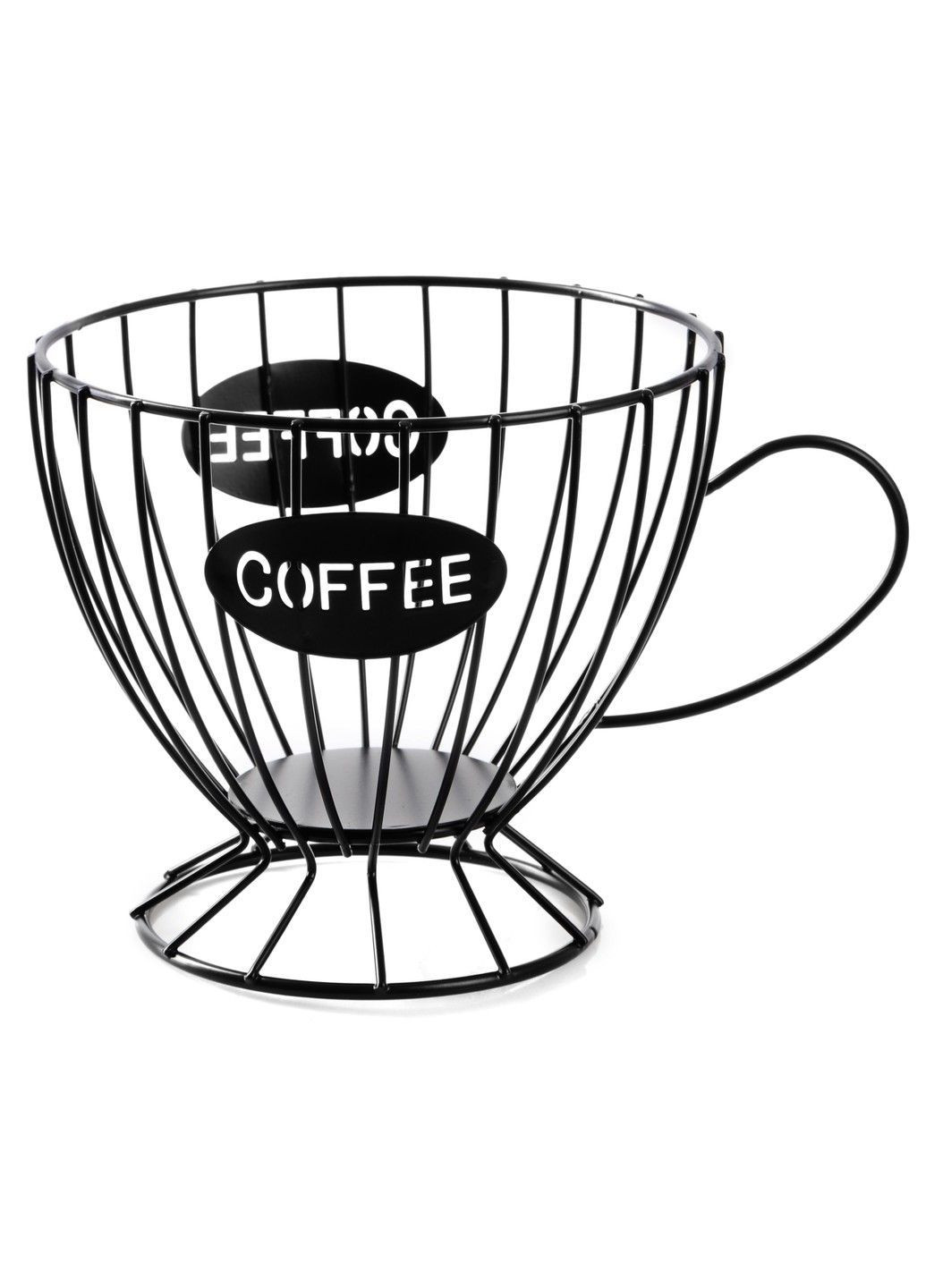 Блюдо LACY CUP BLACK д/фруктов/19.5x14x10.5 см (B090062) Viva (365274603)