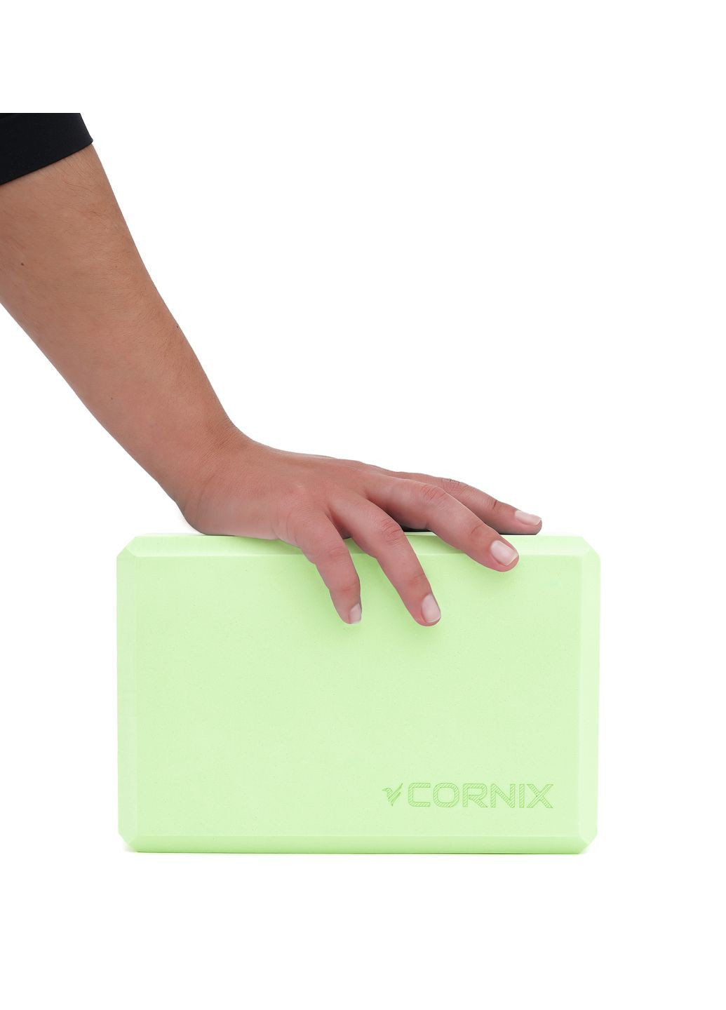 Блок для йоги EVA 22.8 x 15.2 x 7.6 см Green Cornix XR-0103 (275334157)