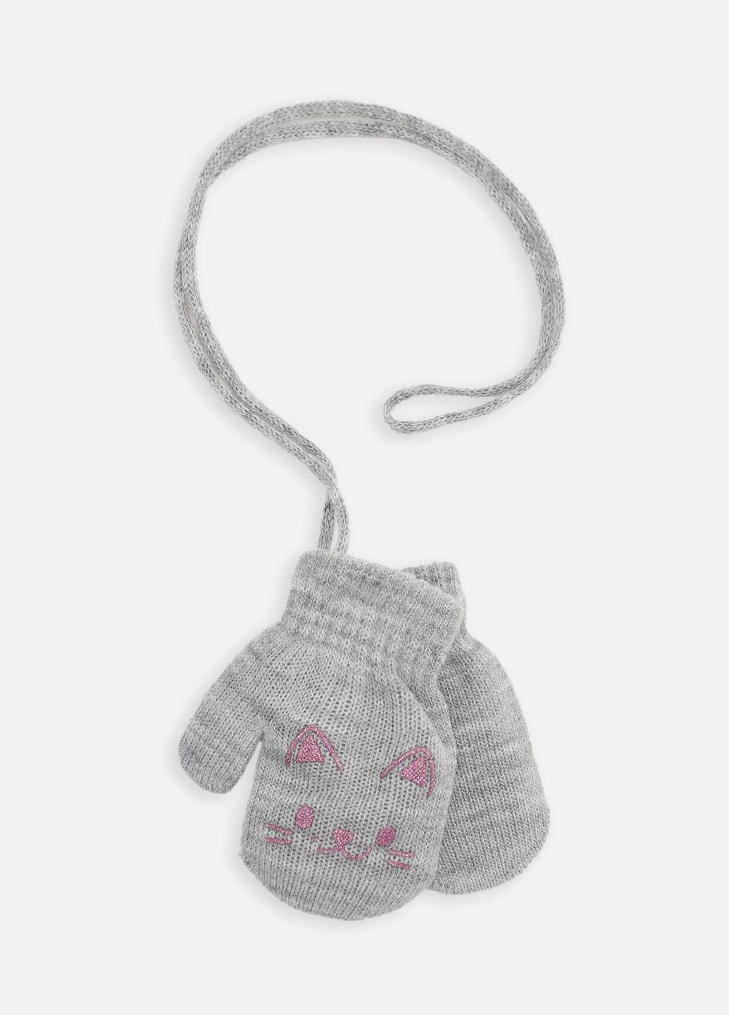 Перчатки для девочки цвет серый ЦБ-00259939 Pak (306831374)