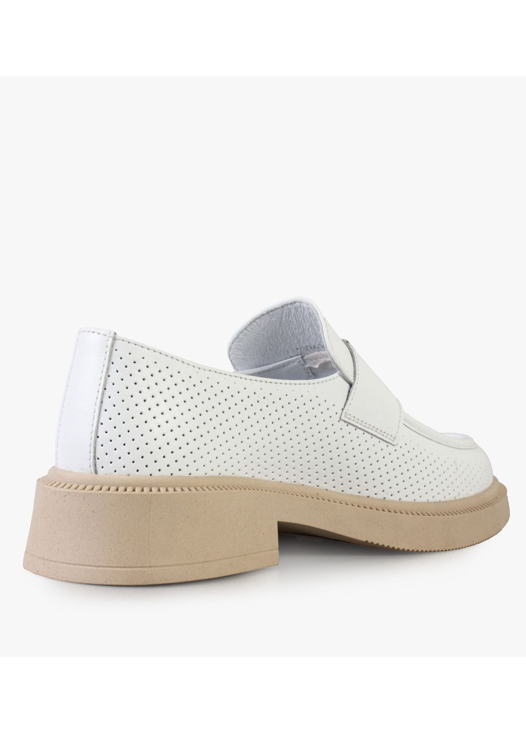 ModaMilano Туфли лоферы женские бренда 8200683_(1) белый з натуральная кожа, украина — демисезон (324265138)