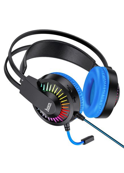 Наушники с микрофоном W105 Joyful gaming headphones Blue Hoco (302503868)