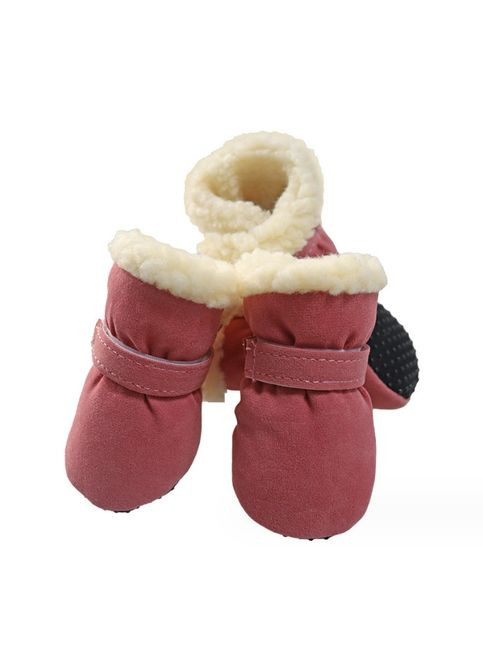 Налапники для собак Pet Style "Велюр" Рожеві 2 No Brand - (323237473)