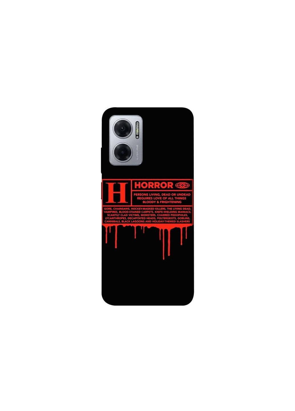 Чехол на Xiaomi Redmi Note 11E Horror Halloween Frontalka (363898894)