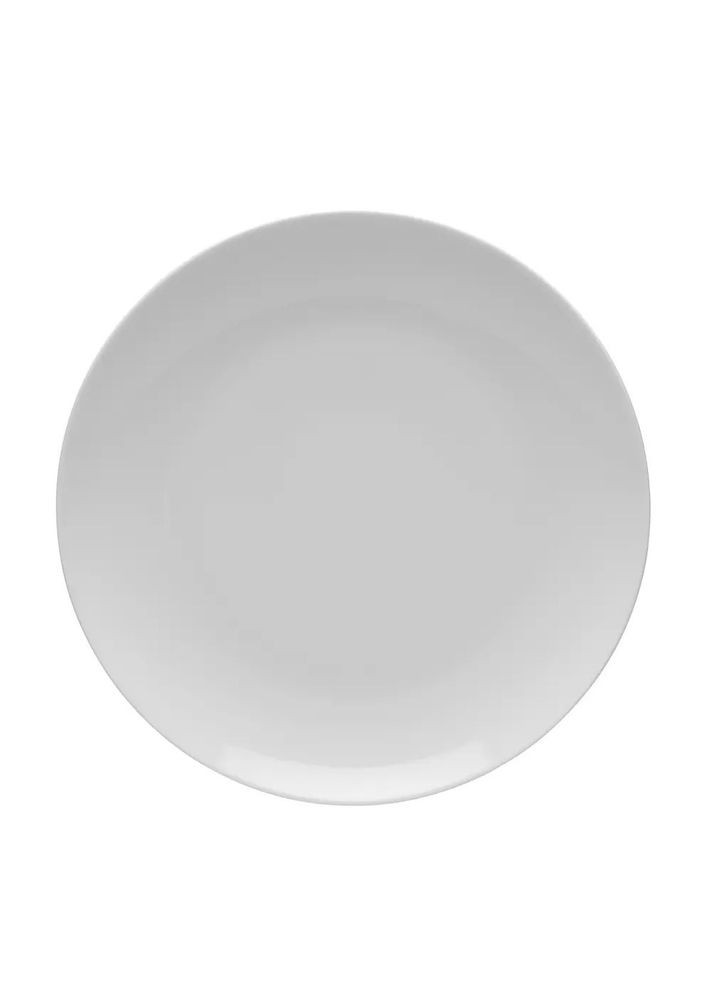 Біла порцелянова тарілка плоска 20,5 см Boss L1831 Тарілка кругла столова порцелянова кругла Lubiana (305073722)