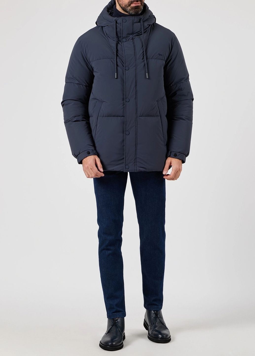 Синій зимній Пуховик Harmont & Blaine