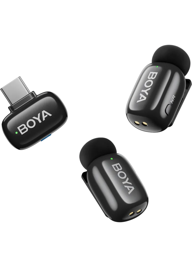 Бездротовий петличний мікрофон Boya mini 2-04 Type-C Black Fifine (403221683)