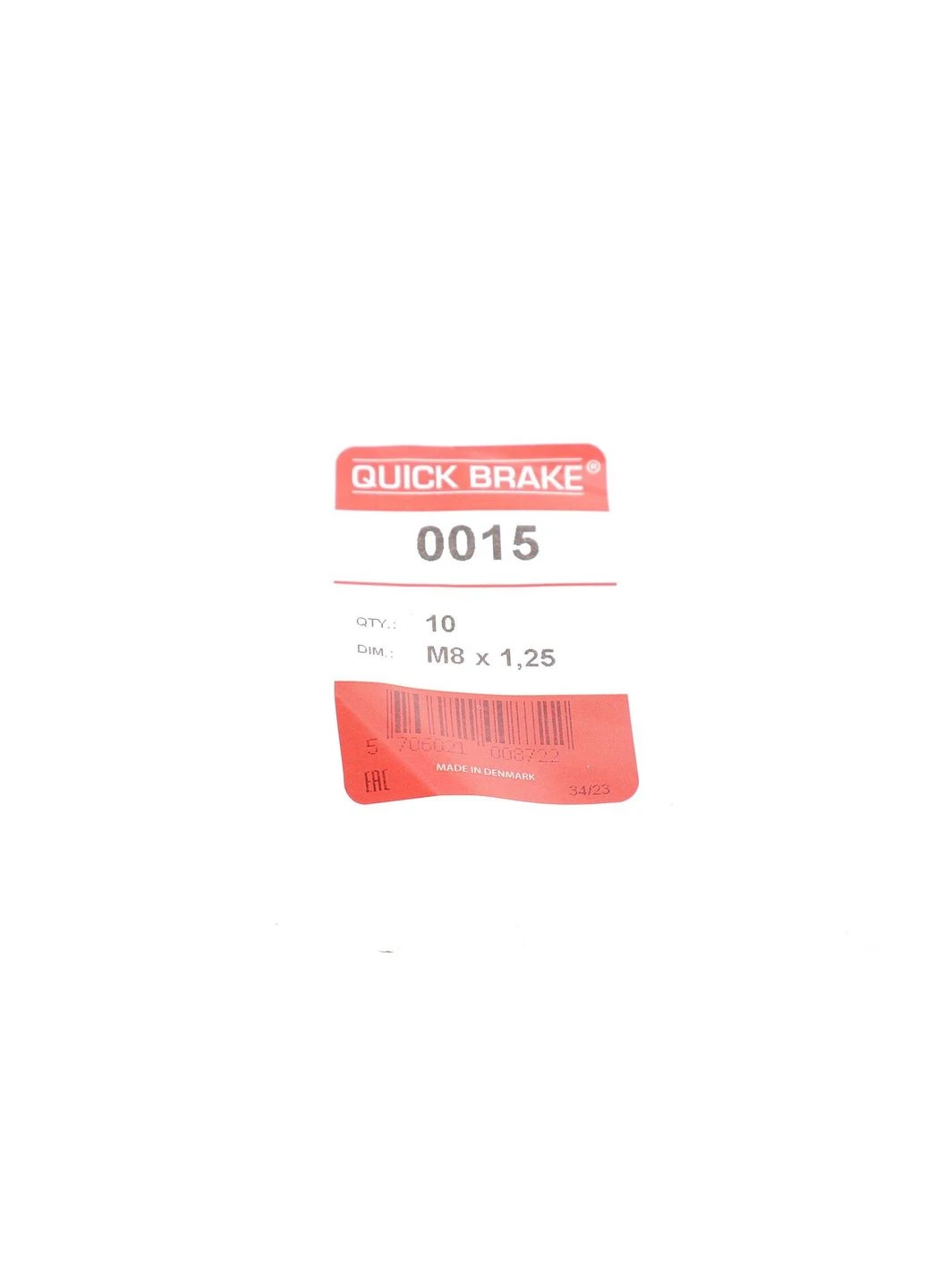 Штуцер прокачки тормозов (M8x1.25/9x32.5) 0015 (opt-om) No Brand (345775988)