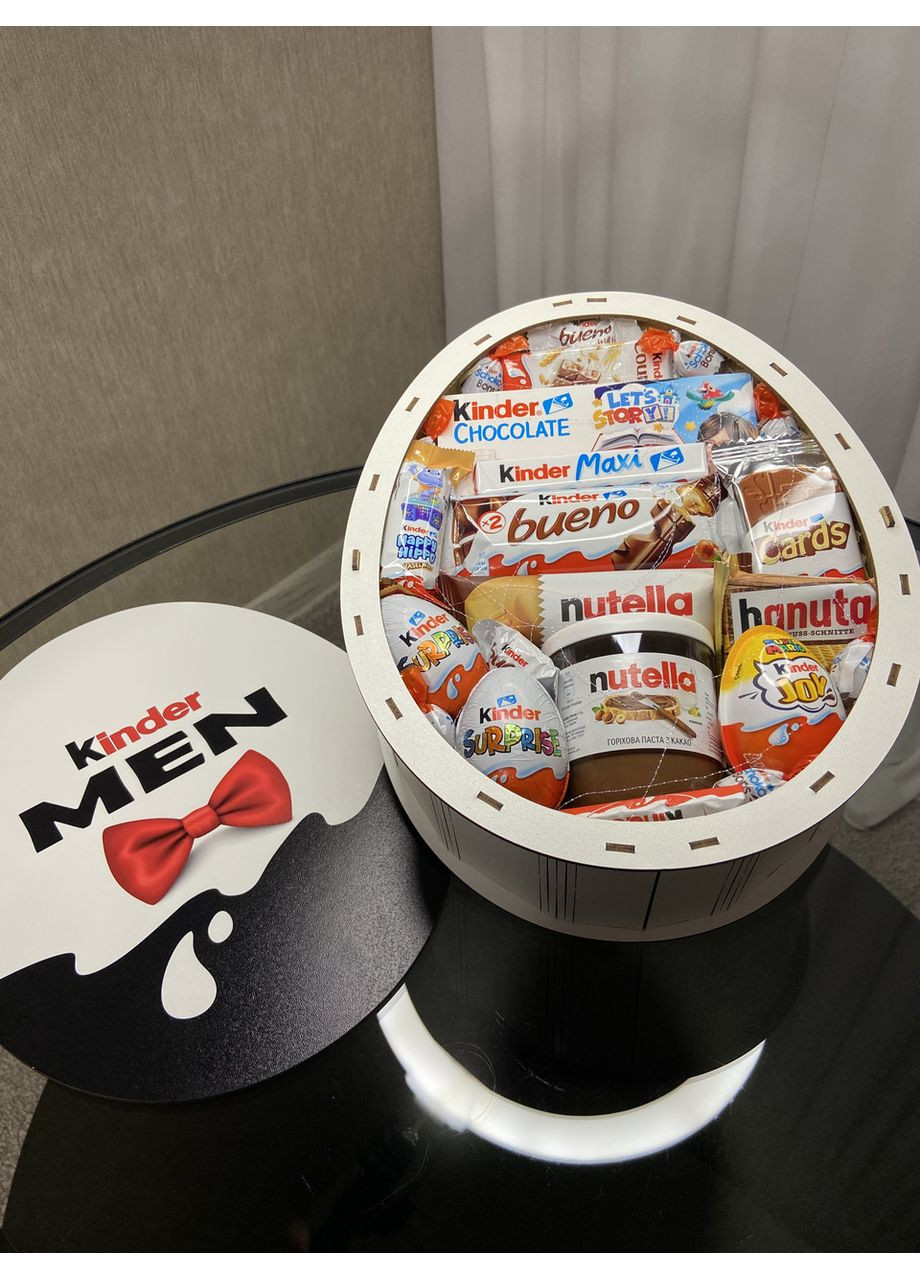 Подарочный набор "Kinder MEN" с любимыми сладостями, 31×25×9 см No Brand (360641533)