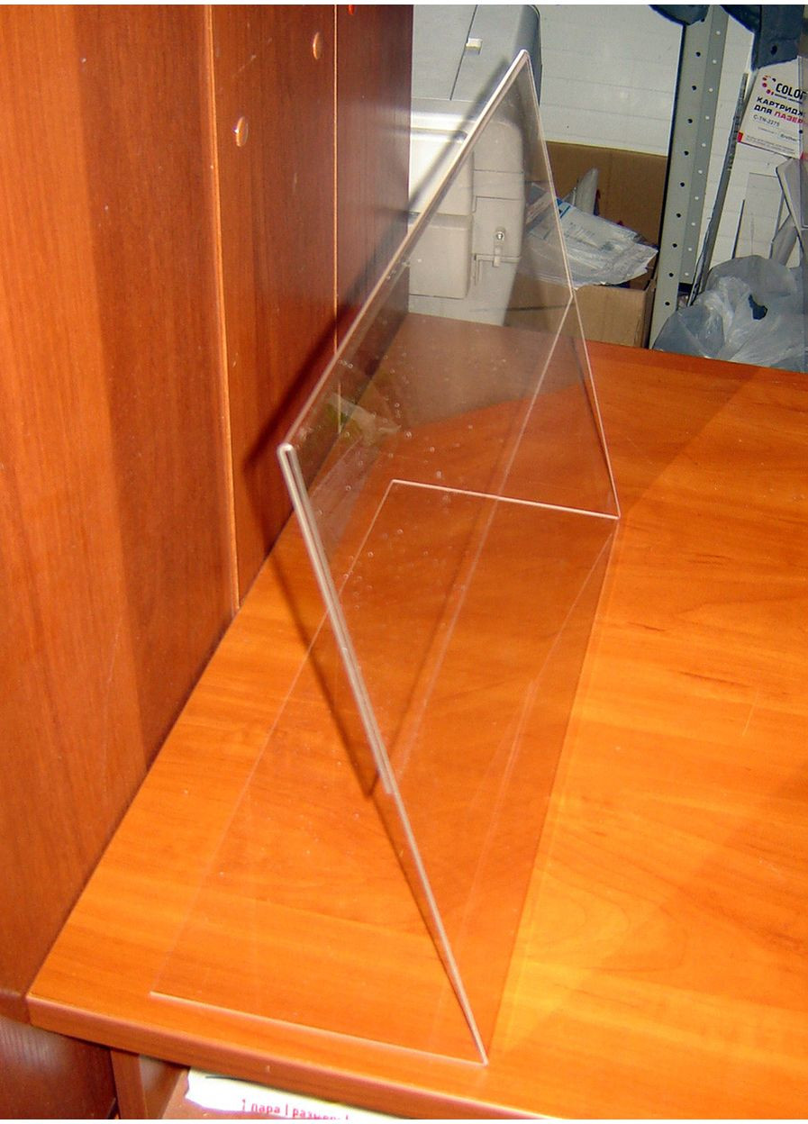 Менюхолдер, тейбл тент А3 L-обр горизонтальний Ekostar (367609209)