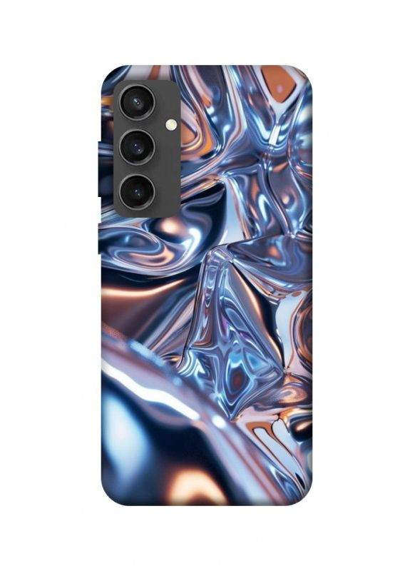 Чехол с принтом для Samsung Galaxy S24 FE / для самсунг галакси С24 фе Silver pattern No Brand (338613025)