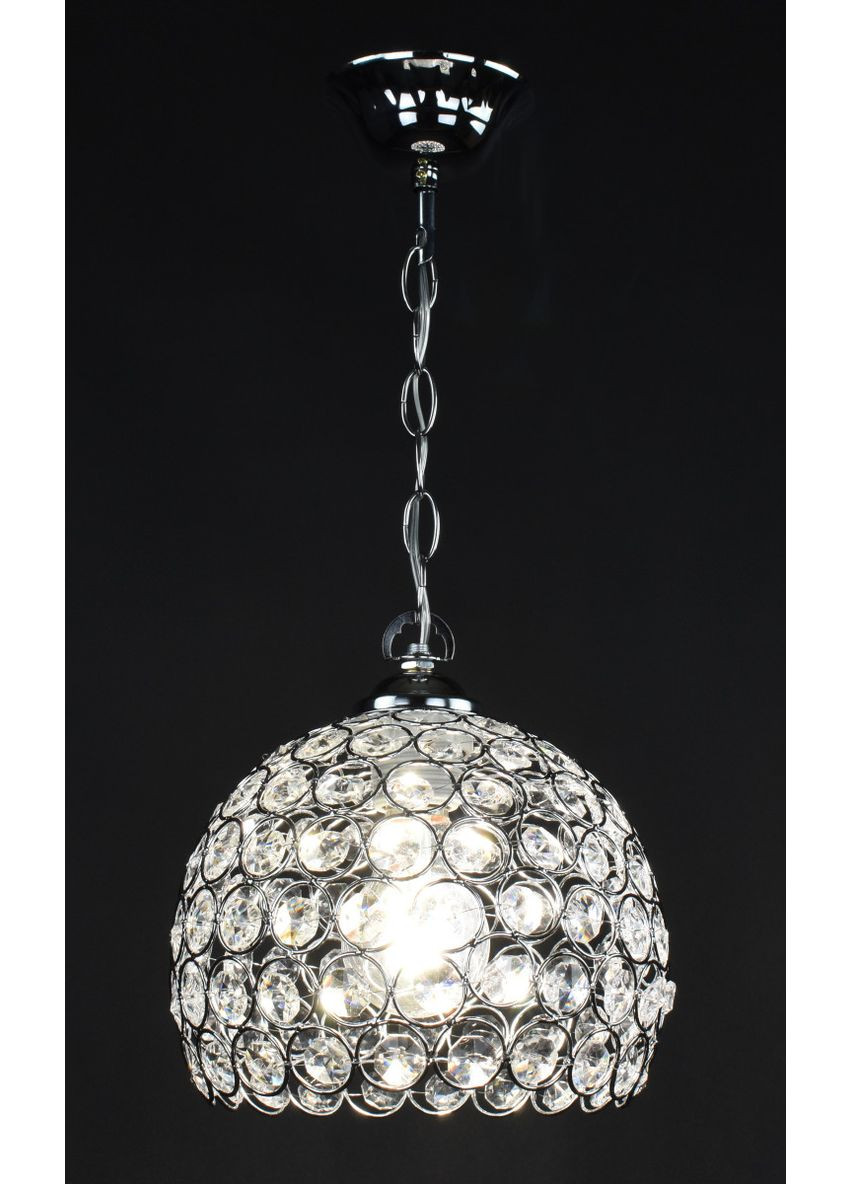 Люстра підвісна на 1 лампочку 28222 Хром 27-42х20х20 см. Sunnysky (364496466)