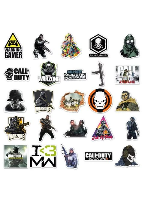 Стікерпак Call of Duty — 50 вінілових наліпок LTC ZY2620C (395873047)