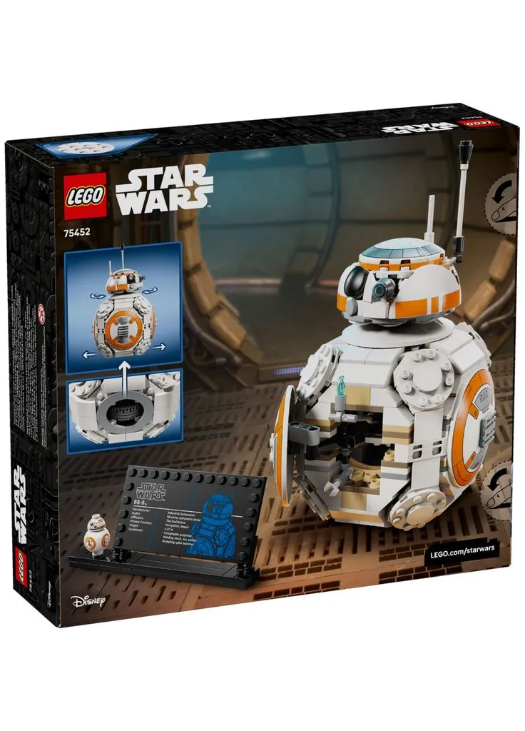 Конструктор Star Wars Дроид-астромеханик BB-8 (75452) Lego (388477265)