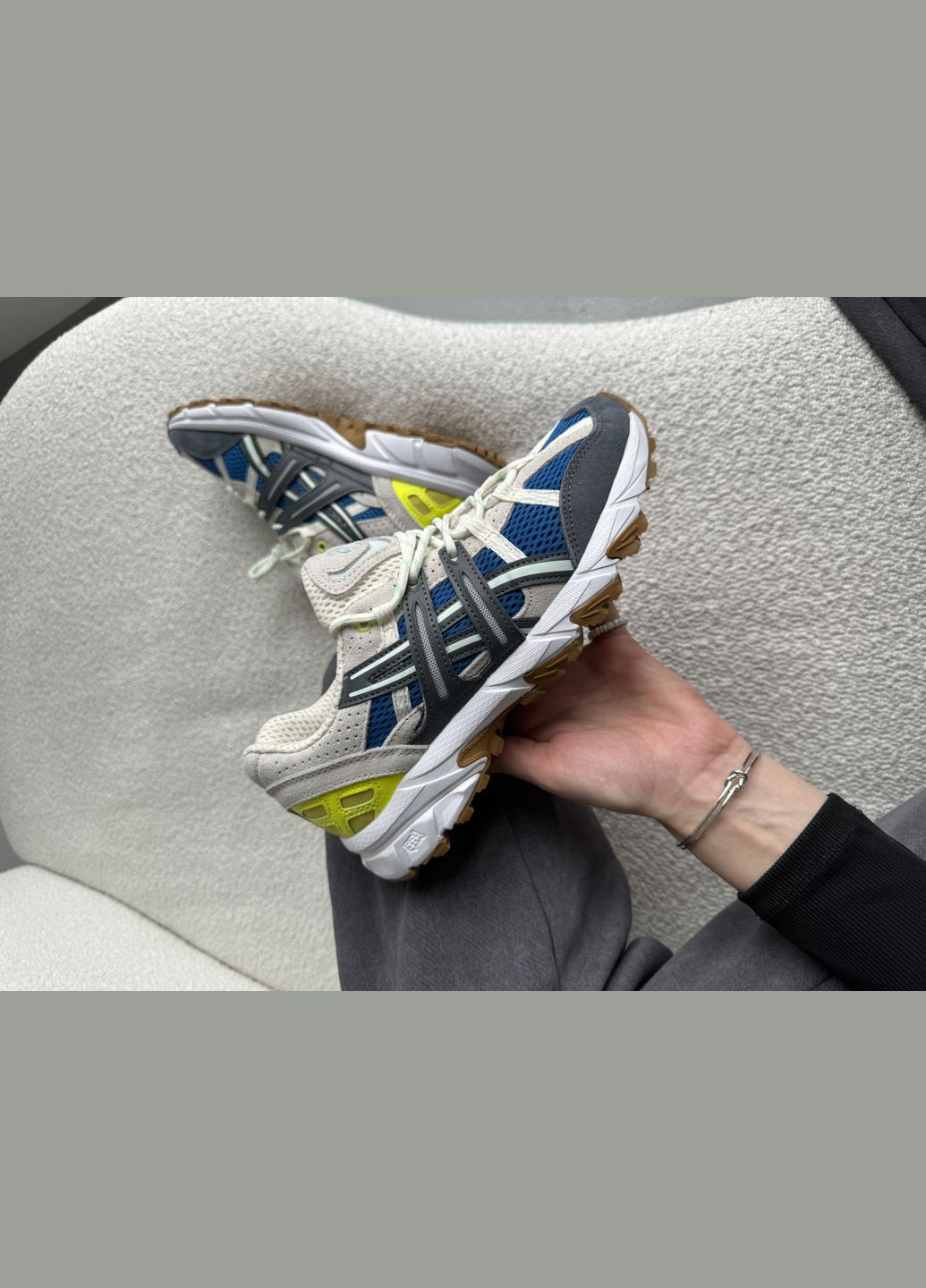 Кросівки жіночі Asics Gel-Sonoma 15-50 beige blue yellow | Асікс Гель-Сонома 15-50 бежеві сині жовті No Brand бежеві демісезони (316507787)