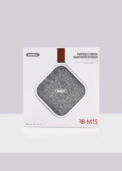 Портативна беспроводная акустика RB-M15 IPX5 Блютуз V4.1 3W батарея 500mAh, 3.7 V снабжена функцией NFC Remax (340935502)