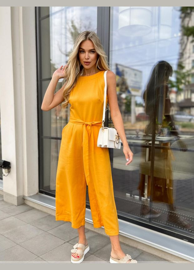 Комбинезон Liton горчичный лен