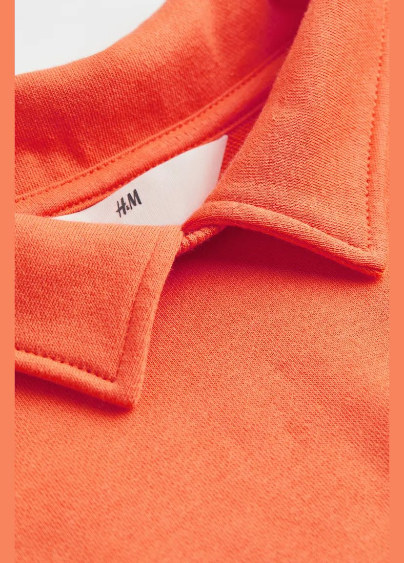 H&M світшот укорочений помаранчевий