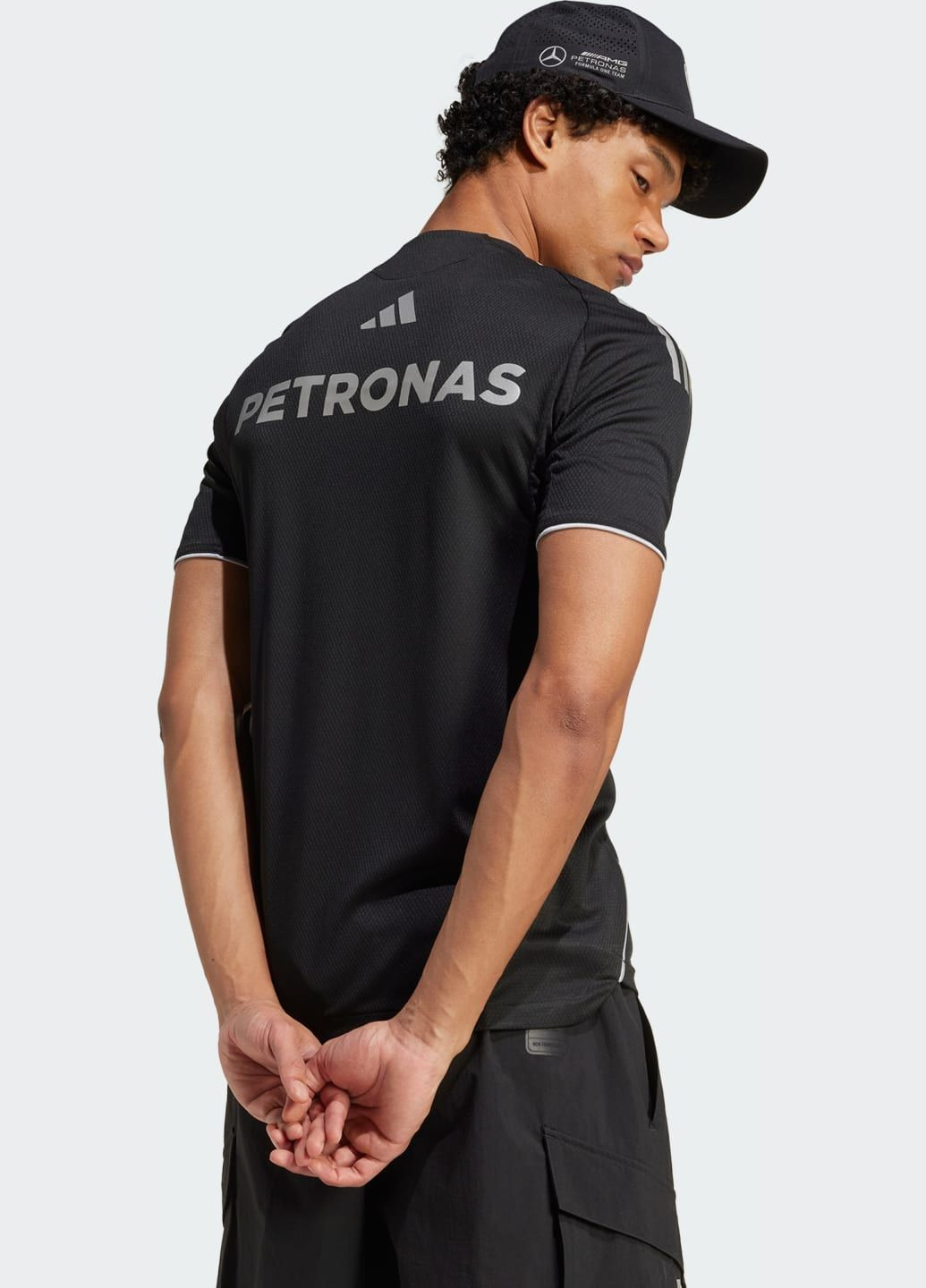 Джерсі Mercedes - AMG Petronas Formula One Team Mechanics adidas логотип чорний спортивні