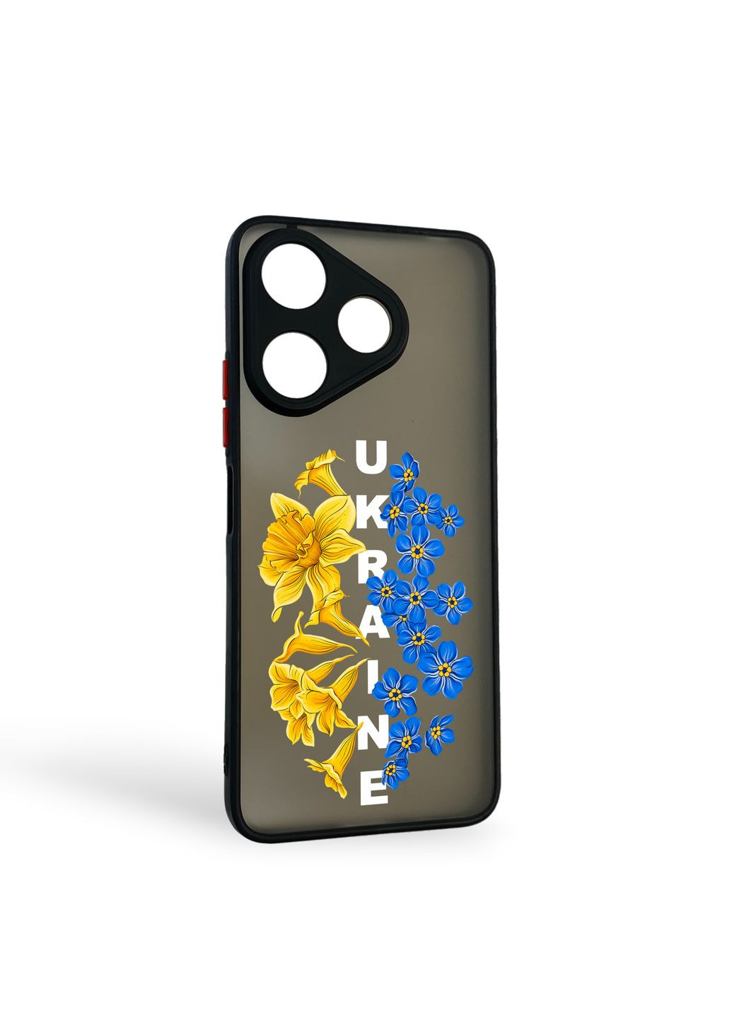 Чохол для телефона Redmi 13 с 3D принтом патріотичним із захистом камери на сяомі редмі 13 чорний Xiaomi (366389940)