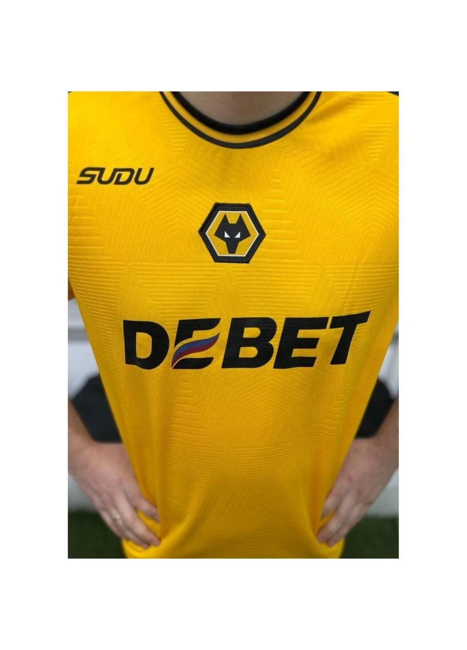 Футбольная форма Вулверхемптон (Wolverhampton Wanderers) 2024-2025 домашняя желто-черная F0111 Forma (397405396)
