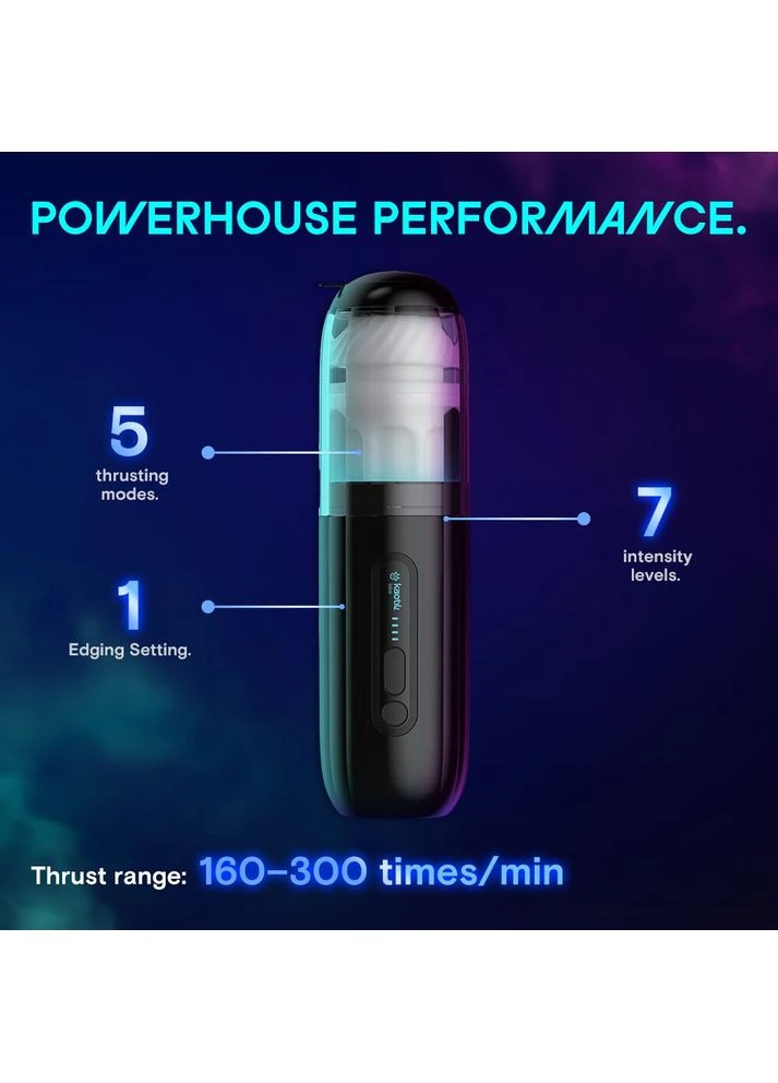 Смарт-мастурбатор The Shockwave, режим edging, імітація фрикцій Kaotik Labs (389902353)