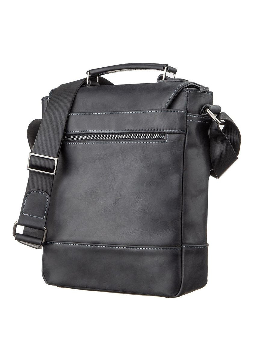 Сумка мужская через плечо кожаная 11137 Черный Shvigel (302009311)