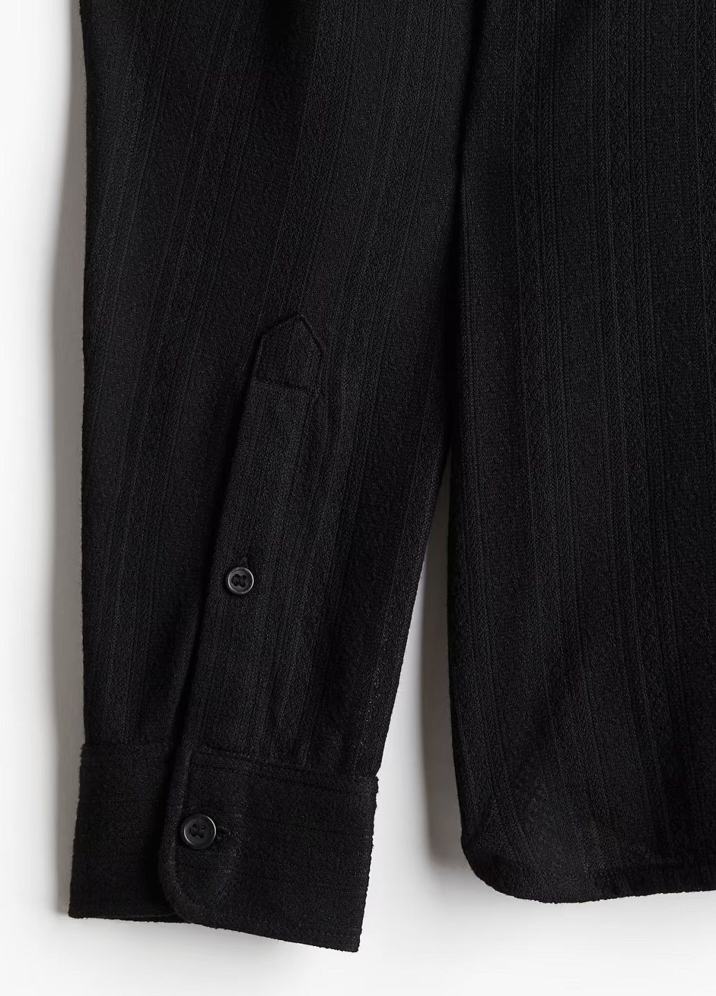 Черная классическая рубашка H&M