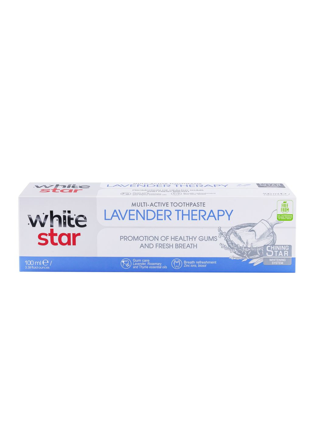 Зубна паста Multi-Active Toothpaste «Lavender Therapy», 100 мл White Star (318562130)