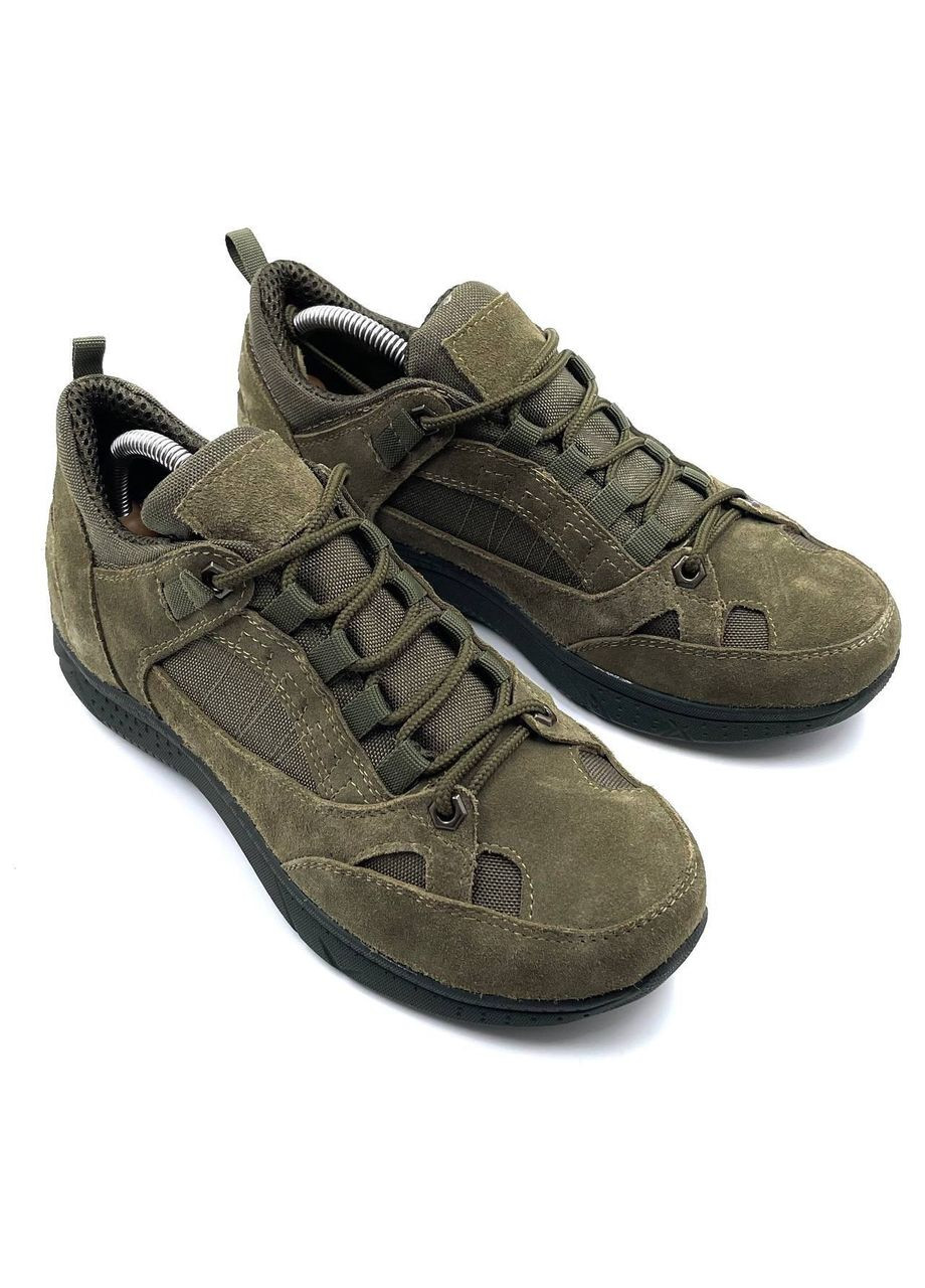 Военные Тактические Кроссовки Летние. 36-50р Олива. Гидрофобная натуральная кожа! MBLM-1047 No Brand (301138702)