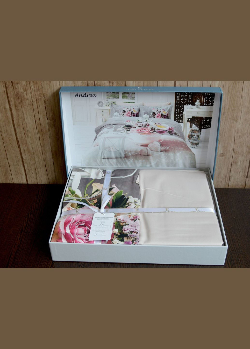 Постельное белье 3D Satin 160×220 Andrea First Choice (318381446)