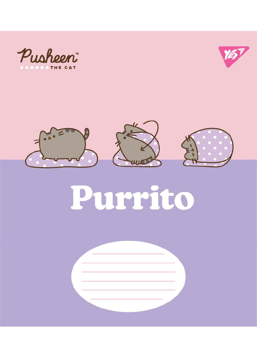 Набор тетрадей школьных А5/12 линия Pusheen The Cat 25 шт (767613) Yes (352167572)