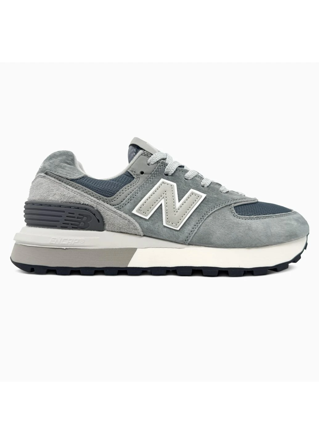 КРОССОВКИ ЖЕНСКИЕ NEW BALANCE 574 LEGACY GREY НЬЮ БЕЛАНС 574 СЕРЫЕ No Brand серые демисезоны (390381240)