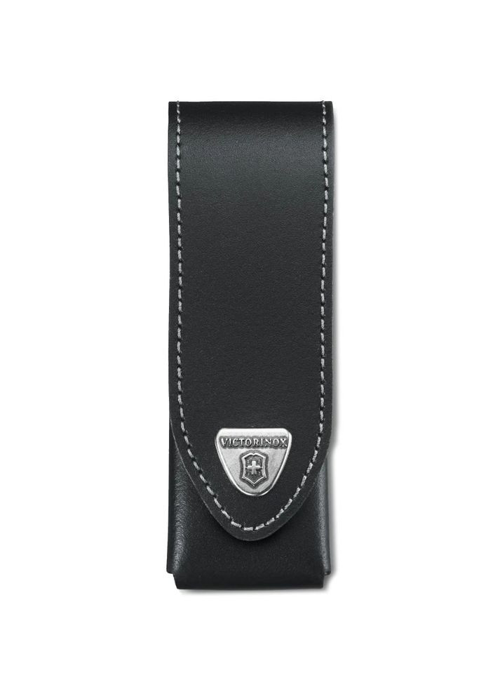 Чехол поясной черный кожаный на липучке (111мм) до 4 слоев 4.0523.30 Victorinox (317304896)