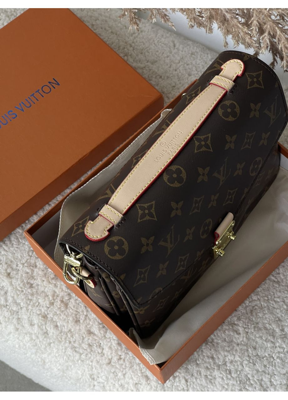 Сумка метис коричневий + світло-бежевийPochette Metis No Brand (369935254)