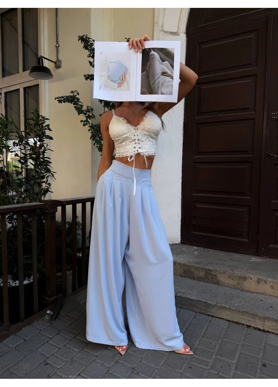 Брюки летняя костюмная ткань для effortless summer look GD/GL Модний простір (402223704)