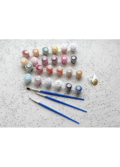 Картина по номерам Рождественский зимний пейзаж Origami для творчества рисование для взрослых ProDobro (367091102)