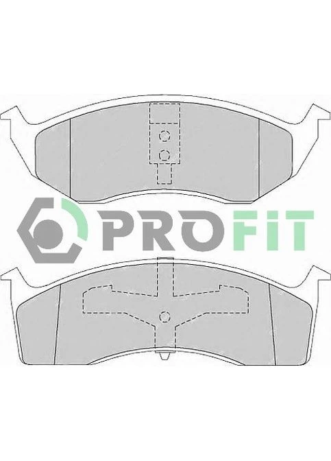 Колодки тормозные дисковые ПЕРЕДН CHRYSLER VOYAGER / GRAND VOYAGER III (GS_, NS_) 2.5 1995.01-2001.03 PR 5000- PROfit (354334034)