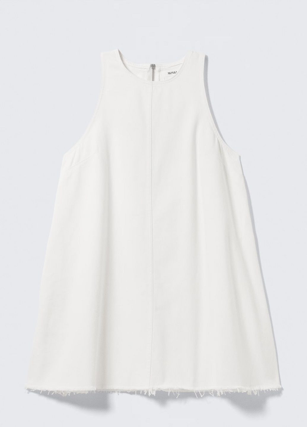 Білий кежуал сукня H&M однотонна