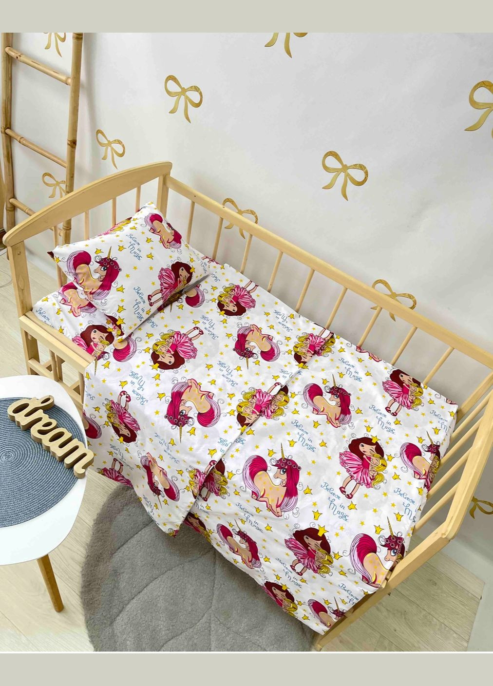 Постельное белье в кроватку 120/60 No Brand (315436450)