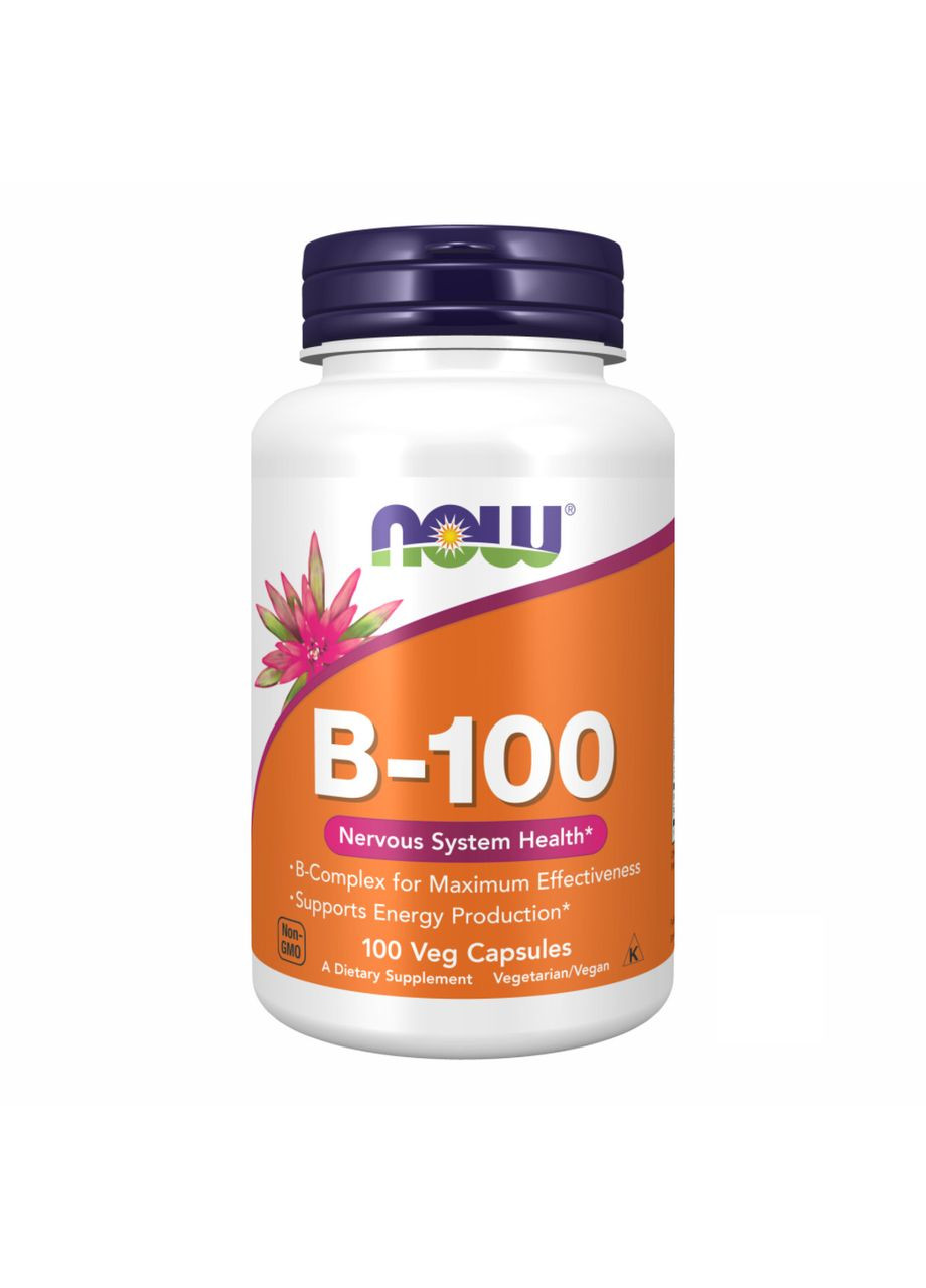 B-100 - 100 vcaps Now Foods (369399960)